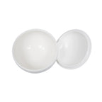 Thumbnail image #2 for Korin Inc Moderne BWS-J05903 Porcelain Pasta Bowl with Lid, 10 oz, White, Round, 4-1/4" Dia. x 4"H