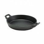 Thumbnail image #1 for Steelite International Genware London, GW Cast Iron GWC183 Round Earred Cast Iron Dish, 22.5 oz, 9.25" x 7.25" x 1.75"
