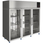 Thumbnail image #2 for QualServ (Middleby) U-Line Commercial UCRE585-SG71A U-Line Corporation (Middleby) Three-Section Glass-Door Reach-In Refrigerator, 74 cu. ft.