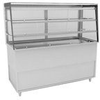 Thumbnail image #1 for RPI Industries Vienna VICD4-27-R-SL-SC-FD Self-Service Cold Display Case, 57-1/8"W, Bottom-Mount Self-Contained Refrigeration