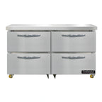 Thumbnail image #1 for Continental Refrigerator Designer Line D48N-U-D Undercounter Refrigerator, 48" Wide, Two-Section, 4 Drawers, Stainless Steel