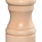 Thumbnail image #1 for Chef Specialties Professional Series Capstan 04355 Single Salt/Pepper Shaker, 4" High, Wood Jar, Stainless Steel Cap