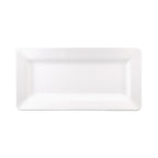 Thumbnail image #1 for G.E.T. Pebble Creek - EGS M918RR-W . . Rectangular Melamine Serving Tray, White, 18 x 9 x 1 in Case of 3