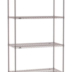 Thumbnail image #1 for Metro Super Erecta SE-1860K4-86-S4 Wire Stationary Starter Wire Shelving Unit, 60"W x 18"D x 86"H, 600 lb. capacity per shelf, 2000 lb. capacity per