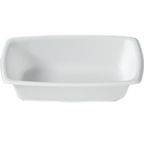 Thumbnail image #1 for Dinex DXHH1 Disposable Rectangular Side Dish Bowl, 6 oz, Heat-Resistant to 300°F, Recyclable Polypropylene, White