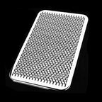 Thumbnail image #1 for Keating of Chicago Keep Krisp 000447 Perforated Stainless Steel Baking Screen, 12" x 20"