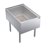 Thumbnail image #5 for Krowne Royal Series KRPT-2436-10 Pass-Thru Underbar Ice Bin/Cocktail Station, 10-Circuit Cold Plate, 175 lb. Capacity, 24"W x 35"D