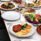 Thumbnail image #2 for G.E.T. GET CS-1814-UM Rectangular Melamine Display Tray, Cream, 18 x 11 in Case of 3