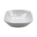 Thumbnail image #1 for G.E.T. Arctic Mill SB-5-AM-W Square White Melamine Monkey Dish/Side Bowl, 5 oz, 4-1/4" x 4-1/4" Case of 4 Dozen