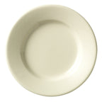 Thumbnail image #1 for Libbey Porcelana Cream 740-901-055 Standard Porcelain Plate, 5-1/2" Round, Rolled Edge, Cream White