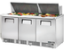 Thumbnail image #5 for True 72-Inch Three-Section Sandwich/Salad Prep Table with 30-Pan Top and R290 Self-Contained Refrigeration