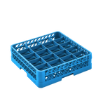 Thumbnail image #1 for ATSMFG Mama Lucy MLY-RC20-1 Full-Size Blue Dishwasher Glass Rack, 20 Compartments, Holds Glasses up to 3-9/16" Diameter Case of 3