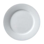 Thumbnail image #1 for Vertex China Argyle ARG-6 Porcelain Plate, 6-1/2-Inch Round, Rolled Edge, Bright White Case of 3 Dozen