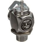Thumbnail image #1 for AllPoints Foodservice Parts & Supplies Mavrik 1661179 3/4 in 35 PSI Brass Chrome-Plated Safety Relief Valve