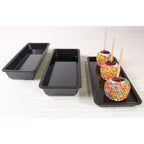 Thumbnail image #2 for G.E.T. Venetian - EGS M3062-B Rectangular Melamine Serving Tray, Black, 30"L x 6"W x 2"H Case of 3