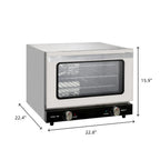 Thumbnail image #2 for Hakka Brothers Corp EasyRose FD-47 Countertop 1/2-Size Convection Oven Air Fryer, 1.5 cu. ft., 150–500°F, 120-Minute Timer