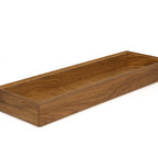 Thumbnail image #1 for Mikasa Hospitality (Lifetime Brands, Inc.) Select Concept BQ217L Stackable Oak Cutlery Bin, GN 2/4, 20.87"W x 6.4"D x 2.2"H Case of 4