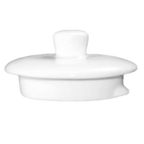 Thumbnail image #1 for International Tableware TP-24-EW/LID Porcelain Tea/Coffee Pot Lid Only, 2-7/8 in Diameter, Bright White 1 Dozen