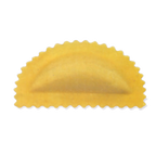 Thumbnail image #1 for Arcobaleno Pasta Equipment MOLD-AMF-RS-31B Ravioli Mold, 27 g, 4 x 2 in, Half-Moon, Scalloped Edge