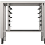 Thumbnail image #1 for Tecnoeka MKTS 64 STK Stainless Steel Fixed Oven Stand with Supports for Five Full-Size Sheet Pans, 4-Inch High
