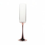 Thumbnail image #1 for Kadra Kitchenware Vikko Decor VD-07-HRG Champagne Flute Glass, 7 oz, Rose Gold Harp Case of 24