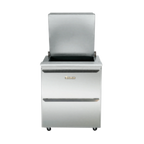 Thumbnail image #1 for Traulsen Dealer's Choice UST279-D Compact Prep Table Refrigerator, 2 Drawers, 9-Pan Top, 27" Wide