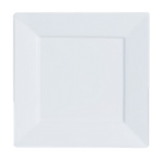 Thumbnail image #1 for Cardinal Square Up by Arcoroc FF192 6-1/2" Square Porcelain Plate with Wide Rim Case of 3 Dozen