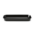 Thumbnail image #2 for Steelite Delfin, Supermarket DFBCC20810 Acrylic Plastic Bowl, 1 Gallon, Black, Cut Corner, 20 x 8 x 2 in