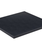 Thumbnail image #1 for ATSMFG ATE3636-BLK Square Laminated Table Top, 36 x 36 x 1.5 in, Black, PVC Black Edge, Brown Back Sheet