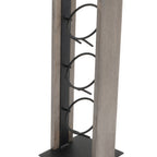Thumbnail image #1 for Cal-Mil Aspen 3411-110 Metal Gray Cylinder Stand, Accommodates 3 Cylinders, 20-1/2"H