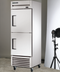 Thumbnail image #5 for One-Section Reach-In Stainless Steel Freezer with Two Half Doors, Bottom-Mounted Self-Contained Refrigeration