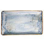 Thumbnail image #1 for Vertex China London Terra LTS-R20 Rectangular China Platter, 13" x 7-1/2", Hand Painted, Terra Sky 1 Dozen