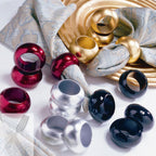 Thumbnail image #2 for Ten Strawberry Street Lacquer NAP-GLD Gold Napkin Ring Case of 48