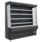Thumbnail image #1 for USR Brands Coldline SOC-76-220-B Air Curtain Merchandiser, 76.2"W, Black, 27.1 cu. ft., Bottom-Mounted Self-Contained Refrigeration
