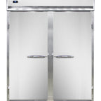 Thumbnail image #1 for Continental Refrigerator 2RESNSA Two-Section Extra-Wide Reach-In Refrigerator, 57" Wide, Solid Hinged Doors, Self-Contained, Stainless Steel Exterior