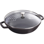Thumbnail image #1 for Zwilling J.A. Henckels Staub® 1004706 Enameled Cast Iron Perfect Pan, 4.5 qt, Round, with Glass Lid