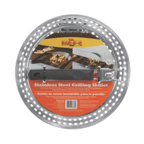 Thumbnail image #1 for Chef Master Mr. Bar-B-Q 06753Y Stainless Steel Skillet with Removable TPR Handle Case of 6