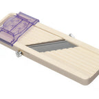 Thumbnail image #1 for Matfer Bourgeat Benriner 186700 Mandoline Slicer, 12-1/2"L x 3-1/2"W, 3 Stainless Steel Blades, Safety Pusher