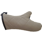 Thumbnail image #1 for Chef Revival CL2PX27BETF Pyrotex Oven Mitt, 17-Inch Elbow Length, Flame-Resistant, Beige with Black Trim Case of 12 Pair