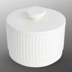 Thumbnail image #1 for Korin BWS-A26452 Round White China Lidded Bowl, 4-inch