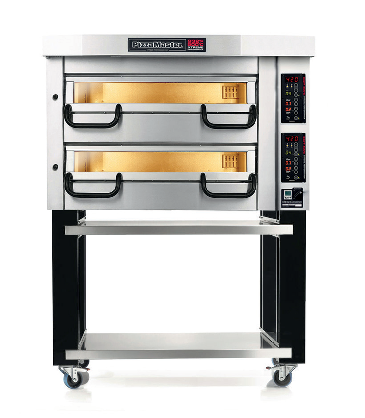 Product image #5 for PizzaMaster PM 912ED Two-Deck Full-Size Electric Stone Hearth Pizza Oven with Stand