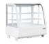 Thumbnail image #5 for KoolMore 26.8-Inch Wide Countertop Full-Service Refrigerated Display Case with Curved Front Glass, 3.6 Cu. Ft., White