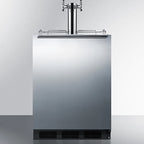 Thumbnail image #6 for Summit Commercial SBC58BLBIADACFTWIN ADA-Compliant Cold Brew Coffee Dispenser, Dual-Tap, 2 Cornelius Kegs, Built-In/Freestanding