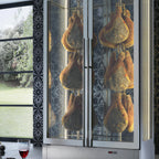Thumbnail image #1 for Oscartek ProVino PROVINO I DAM2100 Dry-Aging Meat Curing Cabinet, 83-Inch, Solid Side, Triple-Pane Glass Door