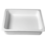 Thumbnail image #1 for G.E.T. Bugambilia IH2/3DFR 2/3 Size Resin-Coated Cast Aluminum Food Pan, 7.4 qt., 4" Deep, Fire Red