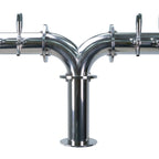 Thumbnail image #5 for Micro Matic USA Titan TT-Y-8KR-11 Y-Style Countertop 8-Faucet Glycol-Cooled Draft Beer Tower, Polished Stainless Steel