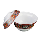 Thumbnail image #1 for Thunder Group Peacock 3201CTP Round Melamine Noodle Bowl Lid, 5-1/4-inch Case of 6 Dozen