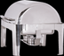Thumbnail image #5 for Omcan USA 9.5 Quart Rectangular Stainless Steel Chafing Dish with Roll Top Cover