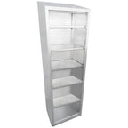 Thumbnail image #2 for IMC/Teddy SC-2348 Stainless Steel Open-Front Storage Cabinet, 23"D x 48"W x 84"H, 5 Adjustable Shelves
