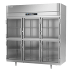 Thumbnail image #1 for Victory Refrigeration UltraSpec™ RS-3D-S1-HG-HC 3-Section Reach-In Refrigerator, 68.34 cu. ft., 6 Half-Height Hinged Glass Doors